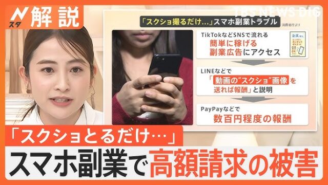 「スクショ副業」に注意喚起！ミスをすると損失額発生も